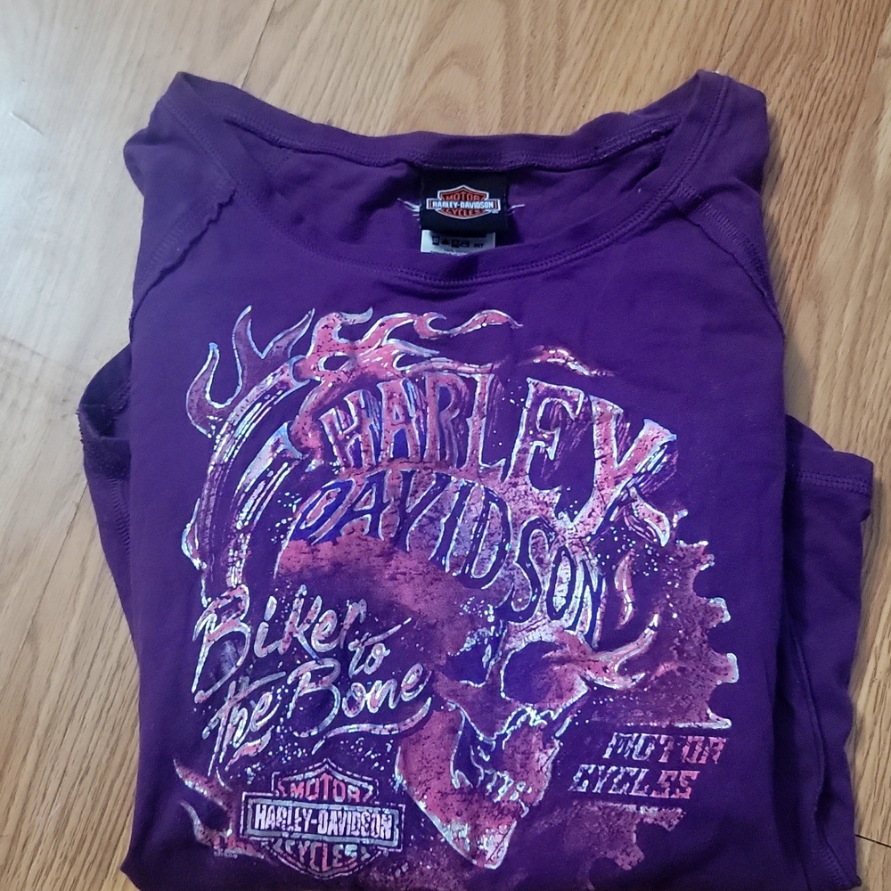 Harley Davidson women's long sleeve shirt Sz Small